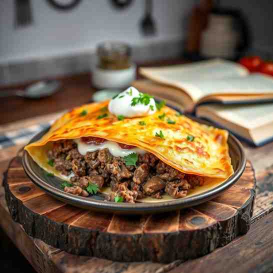 Hortobágyi Palacsinta - Easy Ground Beef Sour Cream Recipe